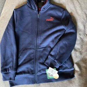 Boys brand new puma fleece lined jacket.